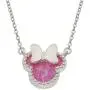 Disney Jewelry Mickey or Minnie Mouse Sterling Silver Synthetic Opal Pendant Necklace Disney Jewelry Mickey or Minnie Mouse Sterling Silver Synthetic Opal Pendant Necklace
