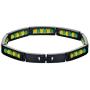 In Season Jewelry Black Stainless Steel Link Wristband Ilde de Orula Bracelet Babalawo Santeria 8''