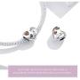 XIWEN Mothers Love Charms, 925 Sterling Silver The greatest gift is you Pregnant Mother Charms Heart Shaped Beads fits Pandora Moment Bracelet, Special Gifts for Mothers Day/Women/Family
