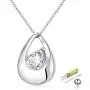 S925 Sterling Silver Urn Necklace for Ashes Cremation Memorial Keepsake Pendant Necklace Jewelry for Women S925 Sterling Silver Urn Necklace for Ashes Cremation Memorial Keepsake Pendant Necklace Jewelry for Women