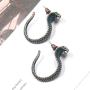 Vintage Punk Snake Cobra Stud Earrings for Women Animal Snake Dangle Drop Earrings Jewelry