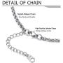 PROSTEEL Mens Stainless Steel Razor Blade Model Dog Tag Pendant Hip Hop Necklace, Punk Rock Jewelry, 22inch-24inch Adjustable, Come Gift Box