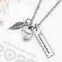 XIUDA Cremation Necklace for Ashes Heart Urn Necklace Memorial Ash Necklace Stainless Steel Cremation Jewelry-Forever in My Heart XIUDA Cremation Necklace for Ashes Heart Urn Necklace Memorial Ash Necklace Stainless Steel Cremation Jewelry-Forever in My Heart