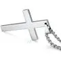FIVE CENTS Christian Cross Pendant Necklace for Men Women Stainless Steel Jewelry Jeasus Cross Necklace