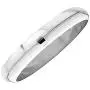 14k White Gold Mens Ladies Unisex Ring Wedding Band 5MM Domed Plain Shiny Polished Traditional Fit (Available in Sizes 5 to 13) size 7