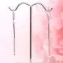 Dazzlingrock Collection 0.25 Carat (ctw) Round White Diamond Ladies Line Dangling Earrings 1/4 CT