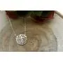 EFYTAL Religious Gifts, 925 Sterling Silver Linear Cross Necklace on Message Card, Geometric Pendant Jewelry for Women, Christian Faith Gift for Her