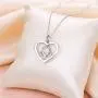 DAOSHANG 925 Sterling Silver Always My Sister Forever My Friend Infinity Heart Pendant Necklace for Women Friendship Gift