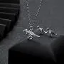 Valentines Day Dinosaur Jewelry Set, 3 Pieces Dinosaur Pendant Necklace and 3 Pairs Dinosaur Earrings Valentines Day Dinosaur Jewelry Set, 3 Pieces Dinosaur Pendant Necklace and 3 Pairs Dinosaur Earrings