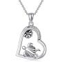 Rikelus 925 Sterling Silver Sea Turtle Pendant Necklace Jewelry Gifts for Christmas Birthday