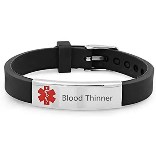 Sunling Personalized Medical Alert Bracelet Disease Awareness Emergency ID Bracelet for Men Women Kids Sunling Personalized Medical Alert Bracelet Disease Awareness Emergency ID Bracelet for Men Women Kids