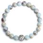 Top Plaza Healing Crystal Stone Bead Stretch Bracelet Elastic Gemstone Beaded Bracelets Yoga Meditation Reiki Balancing Quartz Jewelry for Womens Mens