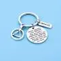 WSNANG Sobriety Gift Addiction Recovery Gift Always Remember You are Braver Stronger Smarter Than You Think Keychain Alcoholics Anonymous Gift New Beginnings Gift