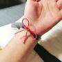 yfstyle LGBTQ Pride Bracelet for Gay & Lesbian Rainbow LGBT Pride Adjustable Handmade Braided Bracelet Gift for Her