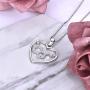 YL Serotonin Necklace Sterling Silver Dopamine Pendant Phantom Molecule Jewelry for Women