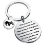 CYTING Sloth Lover Gift Sloths Love Enjoying Lifes Many Splendours and Taking It Easy Sloth Keychain Animal Jewelry Encouragement Gift for Family Friends