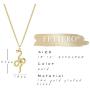 Fettero Animal Necklaces for Women Gold Butterfly Bird Cat Elephant Snake Bull Pendant Dainty Chain 14K Gold Plated Minimalist Simple Cute Jewelry Gift