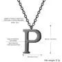 PROSTEEL Stainless Steel/Sterling Silver Initial Name Necklace, A to Z Initial Letter Personalized Necklaces for Men Women, Gold/Silver/Black Tone, 16''/20'' Adjustable, Come Gift Box