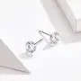 MASOP Sterling Silver Small Hoop Earrings, Hypoallergenic Cartilage Earrings Hoop Cubic Zirconia Cuff Earrings CZ Stud Earrings Piercing Sleeper Earrings for Women Girls Men 8mm 10mm 12mm