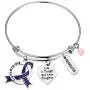 MAOFAED Fibromyalgia Gift Fibromyalgia Awareness Gift Fibromyalgia Warrior Gift Fibromyalgia Survivor Gift Life is Tough But I Am Tougher Fibromyalgia Bracelet for Her