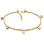 Star Jewelry Heart Ankle Bracelet for Women Gold Adjustable Beach Chain Anklet Foot Jewelry