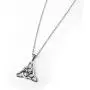 925 Sterling Silver Good Luck Irish Celtic Knot Triangle Vintage Pendant Necklaces, Rolo Chain 18 inches 925 Sterling Silver Good Luck Irish Celtic Knot Triangle Vintage Pendant Necklaces, Rolo Chain 18 inches
