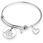 TOGON Christian Bracelet Inspirational Religious Bible Verse Cross Jewelry Spiritual Stainless Steel Bracelet Personalized Baptism Encouragement Gifts