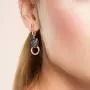Santuzza Black Panther Spinel Rose Gold 14K Plating Earrings for Women 925 Sterling Silver Leopard Head Earring Santuzza Black Panther Spinel Rose Gold 14K Plating Earrings for Women 925 Sterling Silver Leopard Head Earring