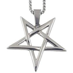 SigilofBaphomet.com Inverted Pentagram Pentacle 316L Stainless Steel