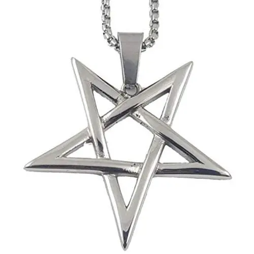 SigilofBaphomet.com Inverted Pentagram Pentacle 316L Stainless Steel