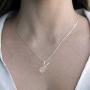Gifts for Guitar Players Men 925 Sterling Silver Guitar Necklace Treble Clef Music Note Necklace,Guitar Gift for Guitar Lovers Musical Jewelry Gifts for Men/Women/Guitar Teacher