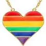 beautlace Customized LGBT Necklaces 18K Gold Plated Rainbow Love Heart Triangle Pendant Gay Lesbian Pride Jewelry for Men and Women beautlace Customized LGBT Necklaces 18K Gold Plated Rainbow Love Heart Triangle Pendant Gay Lesbian Pride Jewelry for Men and Women