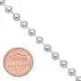 5mm Solid .925 Sterling Silver Military Ball Chain Bracelet