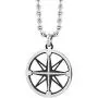 555Jewelry Unisex Stainless Steel Navigator Navigation Compass Pendant Necklace 555Jewelry Unisex Stainless Steel Navigator Navigation Compass Pendant Necklace