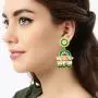 Aheli Enamel Indian Traditional Jhumki Jhumka Earrings Bollywood Wedding Party Ethnic Fashion Jewelry for Women
