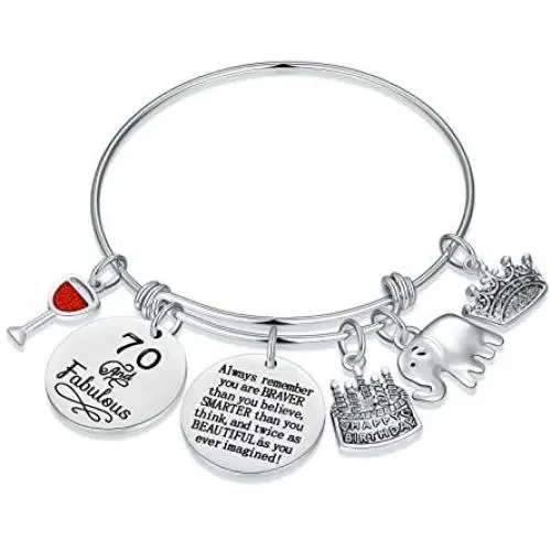 Birthday Gifts for Women Girls Bracelet, Expandable Charm Bracelets 5th 6th 7th 8th 9th 10th 20th 30th 40th 50th 60th 70th 80th 90th Birthday Gift for Friend, Mom, Daughter, Niece, Sister, Grandma Birthday Gifts for Women Girls Bracelet, Expandable Charm Bracelets 5th 6th 7th 8th 9th 10th 20th 30th 40th 50th 60th 70th 80th 90th Birthday Gift for Friend, Mom, Daughter, Niece, Sister, Grandma