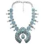 Ãzhido Long Necklaces for Women Howlite Stone Blossom Crescent Moon Pendant Western Jewelry Ãzhido Long Necklaces for Women Howlite Stone Blossom Crescent Moon Pendant Western Jewelry