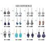 9/10/12 Pairs Small Butterfly Star Moon Teardrop Crystal Drop Dangle Hoop Earrings Set for Women Gold Silver Mini Huggie Hoop Earrings for Girls Fashion Valentine day Gift