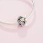 Pandora Jewelry Flower Bouquet Sterling Silver Charm
