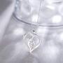 Necklace for Women Infinity Love Heart Cross Rose Flower Womens 925 Sterling Silver Necklace Pendant CZ Diamond Necklace Best Valentines Day for Women Mom