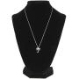 Me Plus Palm Tree Small Charm Necklace Tiny Cute Pendant with Adjustable Clasp