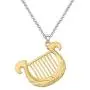 AKTAP Game Inspired Jewelry Harp Pendant Necklace Cosplay Gift for Zelda Fans AKTAP Game Inspired Jewelry Harp Pendant Necklace Cosplay Gift for Zelda Fans