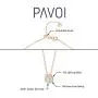 PAVOI 14K Gold Plated Post Faux Diamond Round Solitaire Pendant Halo Necklace | Gold Necklace for Women | Slider Adjustable