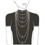 Viosi Sterling Silver 1mm Box Chain Necklace, 14'' - 30'' with Free Magnetic Clasp Viosi Sterling Silver 1mm Box Chain Necklace, 14'' - 30'' with Free Magnetic Clasp