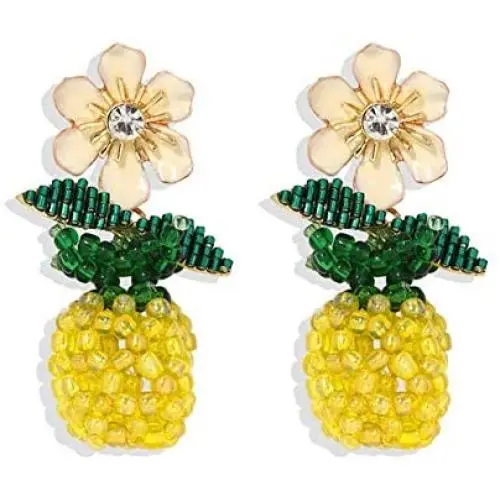 Crystal Fruit Dangle Earrings Rhinestone Strawberry Pineapple Drop Earrings Cherry Hoop Earrings Bohemia Flower Tropical Colorful Fruit Stud Earrings for Women Girls Summer Holiday Jewelry Crystal Fruit Dangle Earrings Rhinestone Strawberry Pineapple Drop Earrings Cherry Hoop Earrings Bohemia Flower Tropical Colorful Fruit Stud Earrings for Women Girls Summer Holiday Jewelry