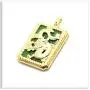 Xusamss Punk Jewelry Plated 18K Gold Dragon Eagle Dog Tag Pendant Necklace,22inches Box Chain Xusamss Punk Jewelry Plated 18K Gold Dragon Eagle Dog Tag Pendant Necklace,22inches Box Chain