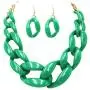 Rosemarie Collections Womens Chunky Link Chain Statement Necklace Set Rosemarie Collections Womens Chunky Link Chain Statement Necklace Set