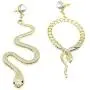 Fashion Cobra Dangle Earrings Vintage Personalized Animal Snake Stud Earrings Gothic Wave Snake Drop Earring Jewelry for Women Girls Gifts