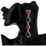 DAMLENG Unique Funny Playing Cards Pattern Dangle Drop Earring Fashion Party Charms Acrylic Spades Hearts Plum Poker Earrings for Women Girls Statement Jewelry Gift