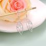 925 Sterling Silver Ear Hooks Lotus Flower Drop Dangle Earrings Jewelry Gifts for Women